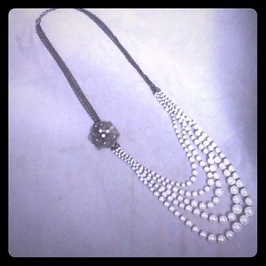 Long multi-strand necklace